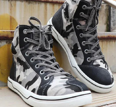 Botas Curtas Casuais de Verão para Motociclismo Masculinas