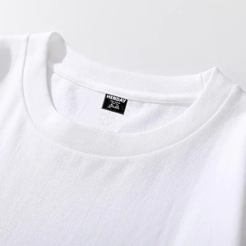 Camiseta Masculina de Algodão com Estampa de Hip-Hop - Manga Curta